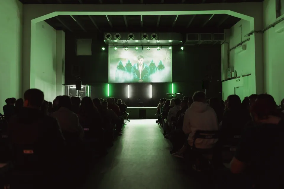 Reportážní fotografie z firemní konference